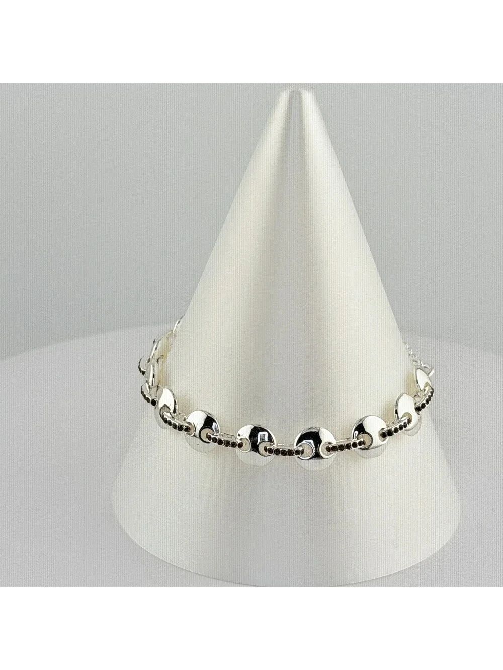 Bomb Party Single Stack Bracelet - on Silver Plating #139